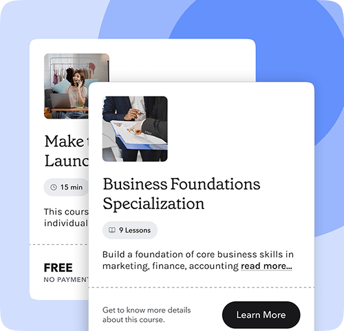 Combine Courses and Services in One Package